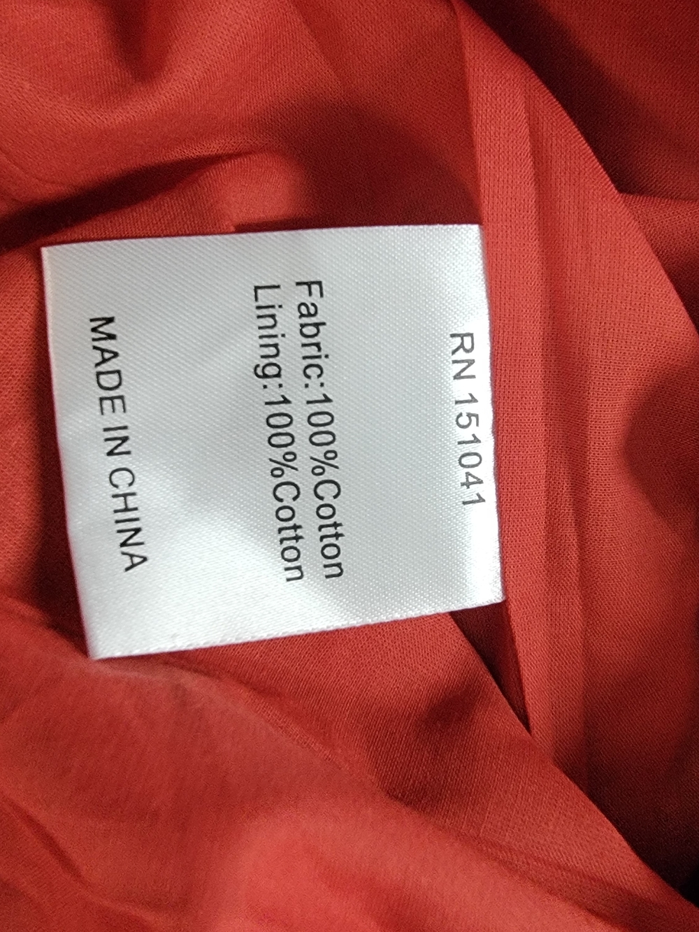 Few Moda Rust Mini Dress with Ruffled Neckline - Picture 9 of 10